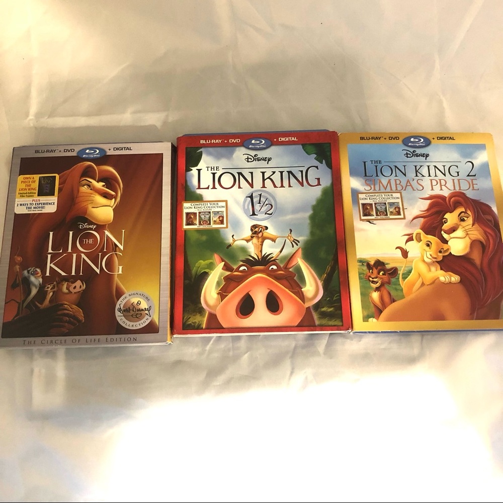 Lion King Trilogy dvd